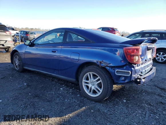2003 Toyota Celica GT with VIN JTDDR32T530147760, listed as a Copart auction lot 86817994 with 105,282 mi miles and Salvage Title. Bid and sale history available at carsss.com. Image 2.