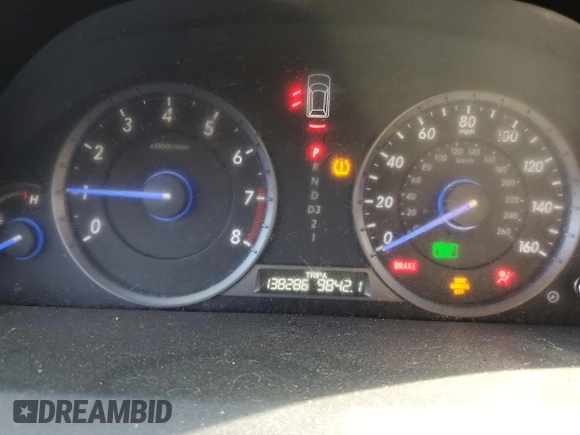 2010 Honda Accord Crosstour EX-L with VIN 5J6TF2H57AL016827, listed as a Copart auction lot 63112504 with 138,286 mi miles and Salvage Title. Bid and sale history available at carsss.com. Image 9.