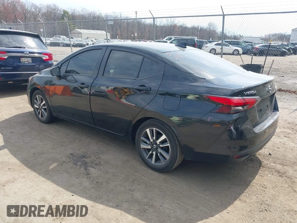 2021 Nissan Versa SV with VIN 3N1CN8EV5ML855547, listed as a IAAI auction lot 41827009 with 97,525 mi miles and . Bid and sale history available at DreamBid. Image 3.