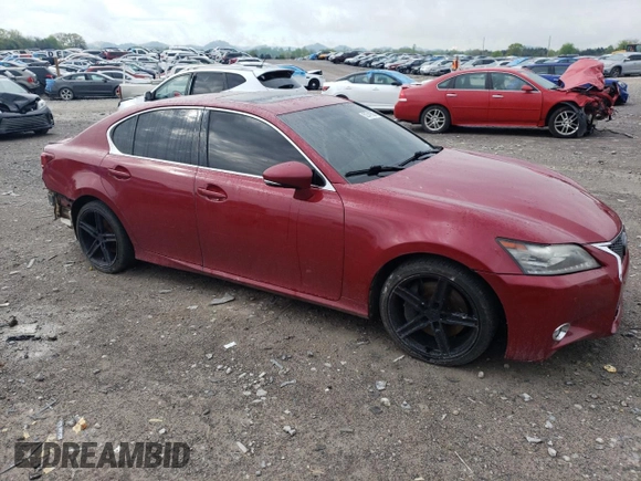 2013 Lexus GS 350 with VIN JTHBE1BL9D5008581, listed as a Copart auction lot 52741535 with 148,587 mi miles and Salvage Title. Bid and sale history available at carsss.com. Image 4.