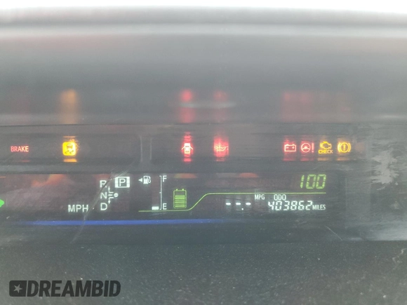 2014 Toyota Prius Two with VIN JTDZN3EU3EJ000274, listed as a Copart auction lot 53486175 with 403,862 mi miles and Clean Title. Bid and sale history available at DreamBid. Image 9.