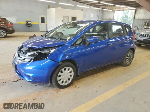 2015 Nissan Note S with VIN 3N1CE2CP6FL353988, listed as a Copart auction lot 60419445 with 143,012 mi miles and Salvage title. Bid and sale history available at DreamBid. Image 1.
