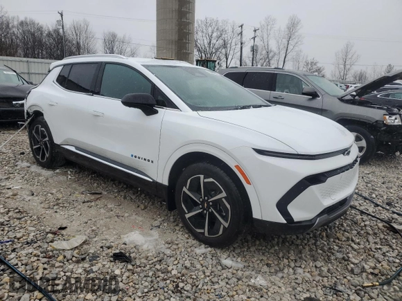 2024 Chevrolet Equinox EV LT z VIN 3GN7DLRP6RS260243, wystawiony jako Copart lot #85561804 z przebiegiem 2 458 mil mil oraz Szkoda całkowita • Salvage title. Historia ofert i sprzedaży dostępna na DreamBid. Obrazek 4.