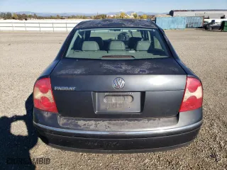 2003 Volkswagen Passat GLS with VIN WVWPD63B63P255430, listed as a Copart auction lot 79316104 with 185,037 mi miles and Salvage Title. Bid and sale history available at carsss.com. Image 6.