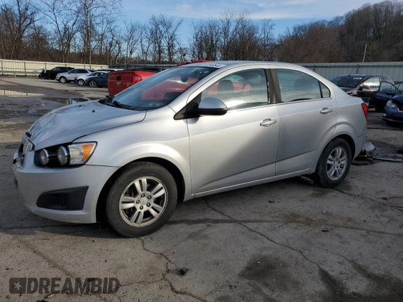 2012 Chevrolet Sonic LT with VIN 1G1JD5SH0C4231267, listed as a Copart auction lot 82848544 with 115,159 mi miles and Salvage title. Bid and sale history available at DreamBid. Image 1.