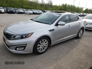 2015 Kia Optima EX with VIN 5XXGN4A77FG438556, listed as a Copart auction lot 48367604 with 99,567 mi miles and Salvage Title. Bid and sale history available at carsss.com. Image 1.