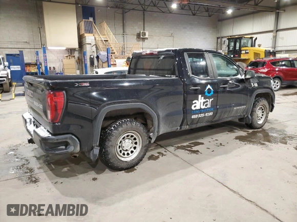 2022 GMC Sierra 1500 with VIN 1GTR9AED4NZ181850, listed as a Copart auction lot 87044594 with 117,969 mi miles and Salvage Title. Bid and sale history available at DreamBid. Image 3.