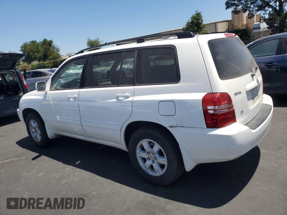 2003 Toyota Highlander z VIN JTEGF21A530084266, wystawiony jako Copart lot #60761465 z przebiegiem 128 592 mil mil oraz Szkoda całkowita • Salvage title. Historia ofert i sprzedaży dostępna na DreamBid. Obrazek 2.