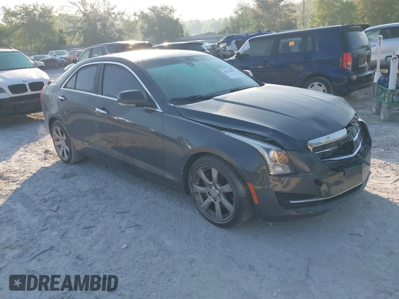 2015 Cadillac ATS Sedan Luxury RWD with VIN 1G6AB5RX4F0122156, listed as a IAAI auction lot 42012891 with 137,879 mi miles. Bid and sale history available at carsss.com. Image 1.
