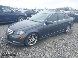 2013 Mercedes-Benz C-Class C 250 Sport with VIN WDDGF4HBXDR266238, listed as a IAAI auction lot 41796389 with 197,554 mi miles. Bid and sale history available at carsss.com. Image 2.