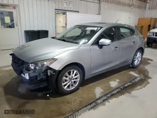 2016 Mazda Mazda3 i Touring with VIN JM1BM1L76G1327745, listed as a Copart auction lot 53152055 with 77,698 mi miles and Salvage Title. Bid and sale history available at carsss.com. Image 1.
