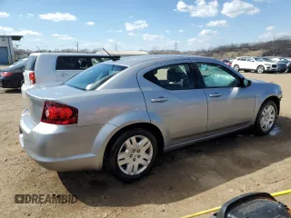 2014 Dodge Avenger SE with VIN 1C3CDZAB2EN216419, listed as a Copart auction lot 50443265 with 115,201 mi miles and Salvage Title. Bid and sale history available at DreamBid. Image 3.