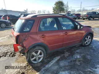 2007 Suzuki SX4 with VIN JS2YB413875111377, listed as a Copart auction lot 87966895 with 144,719 mi miles and Salvage Title. Bid and sale history available at DreamBid. Image 3.