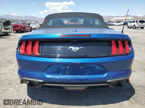 2022 Ford Mustang EcoBoost with VIN 1FATP8UH1N5125662, listed as a Copart auction lot 60558445 with 43,781 mi miles and Salvage title. Bid and sale history available at DreamBid. Image 6.