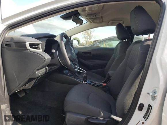 2022 Toyota Corolla Hybrid LE with VIN JTDEAMDE4NJ042155, listed as a Copart auction lot 53845215 with 28,254 mi miles and Salvage Title. Bid and sale history available at carsss.com. Image 7.