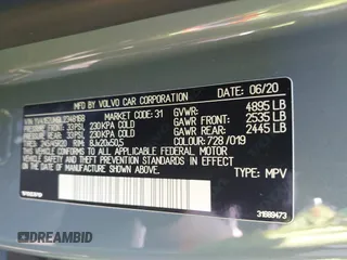 2020 Volvo XC40 R-Design z VIN YV4162UM9L2348168, wystawiony jako IAAI lot #42057660 z przebiegiem 19 822 mil mil oraz . Historia ofert i sprzedaży dostępna na DreamBid. Obrazek 9.