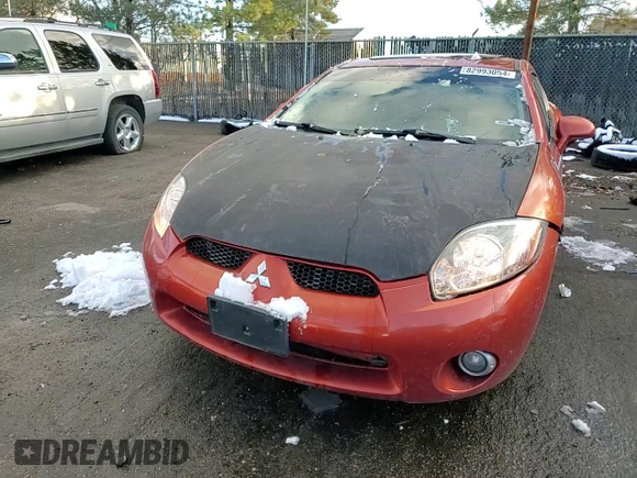 2007 Mitsubishi Eclipse GS with VIN 4A3AK24F57E037595, listed as a Copart auction lot 82993054 with 188,512 mi miles and Salvage Title. Bid and sale history available at carsss.com. Image 10.