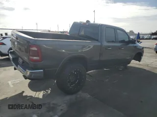 2020 Ram 1500 Laramie with VIN 1C6SRFDT1LN263036, listed as a Copart auction lot 48560655 with 130,923 mi miles and Salvage Title. Bid and sale history available at carsss.com. Image 3.