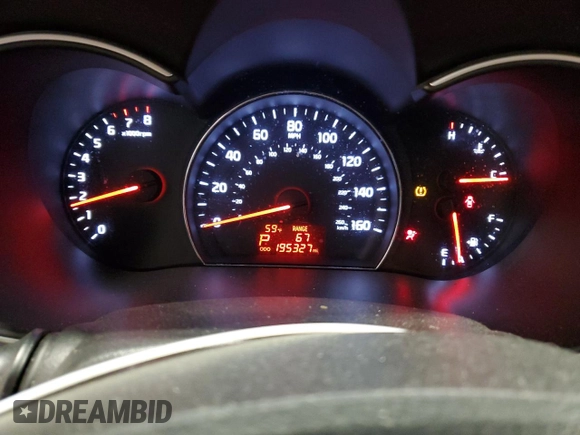 2014 Kia Sorento LX with VIN 5XYKT3A65EG487427, listed as a Copart auction lot 52041315 with 195,327 mi miles and Non Repairable. Bid and sale history available at carsss.com. Image 9.
