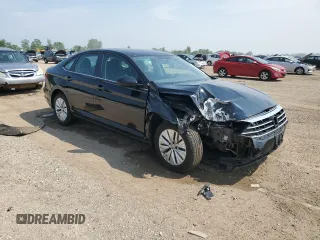 2020 Volkswagen Jetta S with VIN 3VWC57BU0LM082138, listed as a Copart auction lot 59706275 with 43,939 mi miles and Salvage title. Bid and sale history available at DreamBid. Image 4.