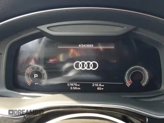 2021 Audi Q7 Premium Plus with VIN WA1LJAF79MD029476, listed as a Copart auction lot 54449405 with 57,876 mi miles and Salvage title. Bid and sale history available at DreamBid. Image 9.