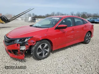 2020 Honda Civic LX z VIN 2HGFC2F6XLH516084, wystawiony jako Copart lot #53811255 z przebiegiem 34 281 mil mil oraz Szkoda całkowita • Salvage title. Historia ofert i sprzedaży dostępna na DreamBid. Obrazek 1.