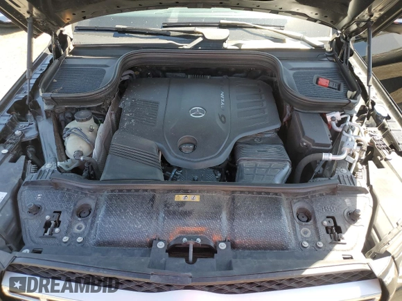 2022 Mercedes-Benz GLS 450 with VIN 4JGFF5KE4NA596127, listed as a Copart auction lot 67407434 with 44,336 mi miles and Salvage Title. Bid and sale history available at DreamBid. Image 12.