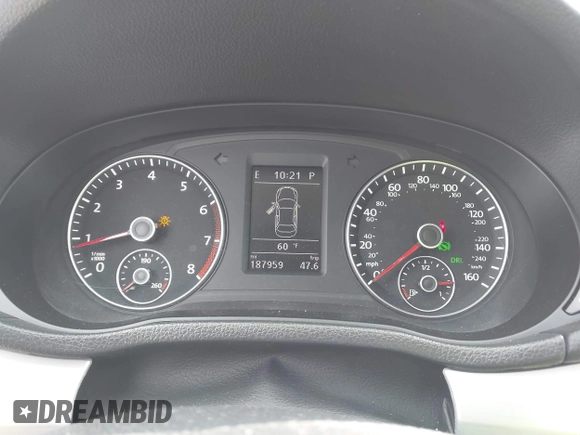 2013 Volkswagen Passat SE with VIN 1VWBH7A31DC084351, listed as a IAAI auction lot 42014167 with 187,959 mi miles and . Bid and sale history available at DreamBid. Image 7.