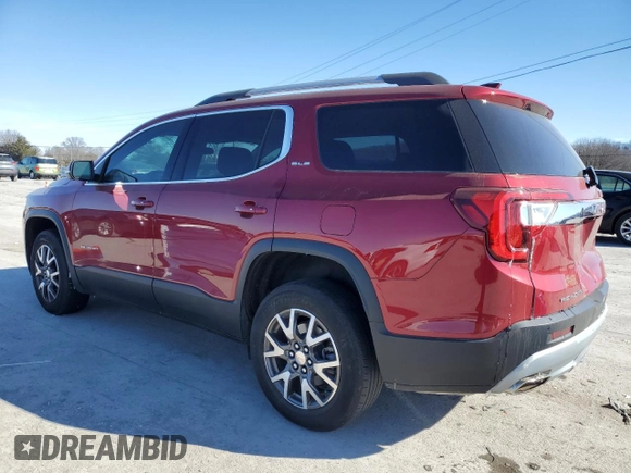 2020 GMC Acadia SLE with VIN 1GKKNKLS5LZ215736, listed as a Copart auction lot 41980705 with 93,667 mi miles and Clean Title. Bid and sale history available at carsss.com. Image 2.