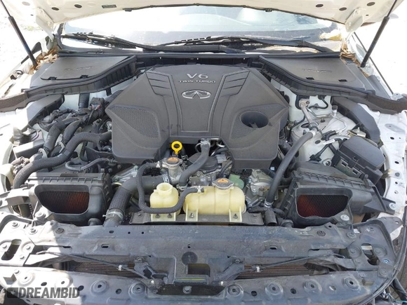 2020 Infiniti Q50 3.0t SPORT with VIN JN1EV7AR3LM256680, listed as a IAAI auction lot 41913945 with 61,684 mi miles. Bid and sale history available at carsss.com. Image 10.