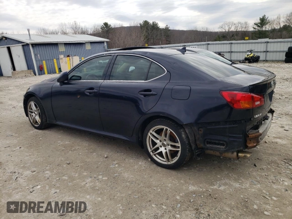 2008 Lexus IS 250 with VIN JTHCK262882023553, listed as a Copart auction lot 52420555 with 207,049 mi miles and Clean Title. Bid and sale history available at carsss.com. Image 2.