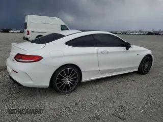 2018 Mercedes-Benz C 43 AMG with VIN WDDWJ6EB6JF650850, listed as a Copart auction lot 52498635 with 122,994 mi miles and Salvage title. Bid and sale history available at DreamBid. Image 3.