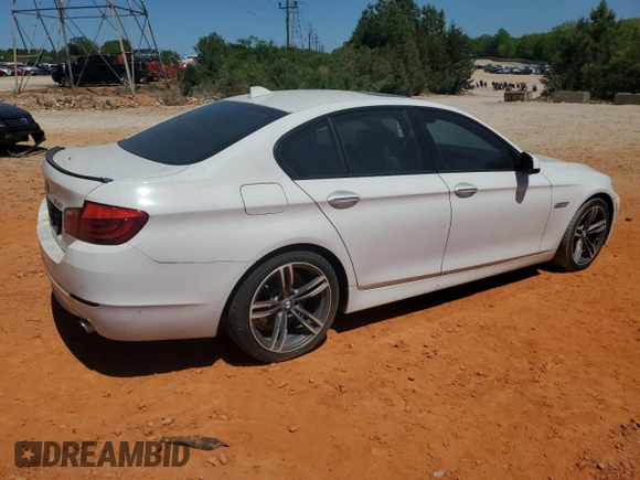 2011 BMW 5 Series 535i with VIN WBAFR7C51BC604123, listed as a Copart auction lot 53751665 with 163,851 mi miles and Clean Title. Bid and sale history available at carsss.com. Image 3.