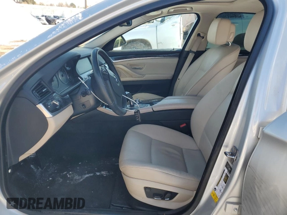 2011 BMW 5 Series 528i with VIN WBAFR1C52BC749927, listed as a Copart auction lot 44520165 with 125,434 mi miles and Salvage Title. Bid and sale history available at carsss.com. Image 7.