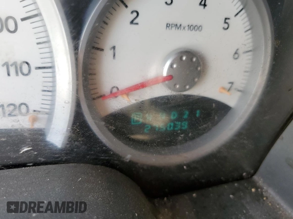 2006 Dodge Dakota SLT with VIN 1D7HE48N46S605282, listed as a Copart auction lot 52635085 with 275,039 mi miles and Salvage Title. Bid and sale history available at DreamBid. Image 9.