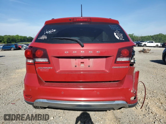 2017 Dodge Journey Crossroad Plus with VIN 3C4PDCGB7HT545025, listed as a Copart auction lot 55973435 with 133,766 mi miles and Salvage title. Bid and sale history available at DreamBid. Image 6.