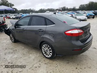 2017 Ford Fiesta Titanium with VIN 3FADP4CJ4HM123260, listed as a Copart auction lot 46355095 with 69,398 mi miles and Salvage Title. Bid and sale history available at carsss.com. Image 2.