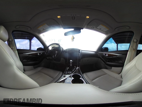 2015 Infiniti Q50 Premium with VIN JN1BV7AR1FM390739, listed as a IAAI auction lot 41865581 with 172,326 mi miles and . Bid and sale history available at DreamBid. Image 18.