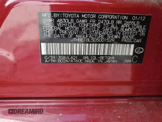 2013 Lexus GS 350 with VIN JTHBE1BL5D5001529, listed as a Copart auction lot 57337145 with 204,956 mi miles and Salvage title. Bid and sale history available at DreamBid. Image 13.