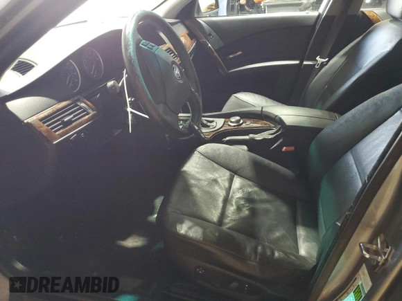 2007 BMW 5 Series 530xi with VIN WBANF735X7CU26269, listed as a Copart auction lot 85651954 with Not Provided miles and Salvage Title. Bid and sale history available at carsss.com. Image 7.