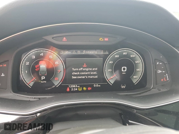 2024 Audi Q7 Premium Plus with VIN WA1LCBF73RD006153, listed as a Copart auction lot 54344995 with 12,063 mi miles and Salvage Title. Bid and sale history available at carsss.com. Image 9.