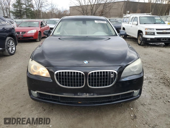 2009 BMW 7 Series 750Li with VIN WBAKB835X9CY62045, listed as a Copart auction lot 78865724 with 132,879 mi miles and Clean title. Bid and sale history available at DreamBid. Image 5.