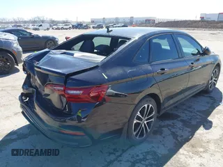 2022 Volkswagen Jetta Sport with VIN 3VWBM7BU5NM025886, listed as a IAAI auction lot 41711819 with 54,945 mi miles and . Bid and sale history available at DreamBid. Image 4.