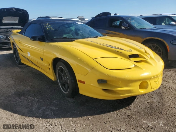 2002 Pontiac Firebird Trans Am with VIN 2G2FV32G522141787, listed as a Copart auction lot 77812874 with 0 mi miles and Non Repairable. Bid and sale history available at carsss.com. Image 4.