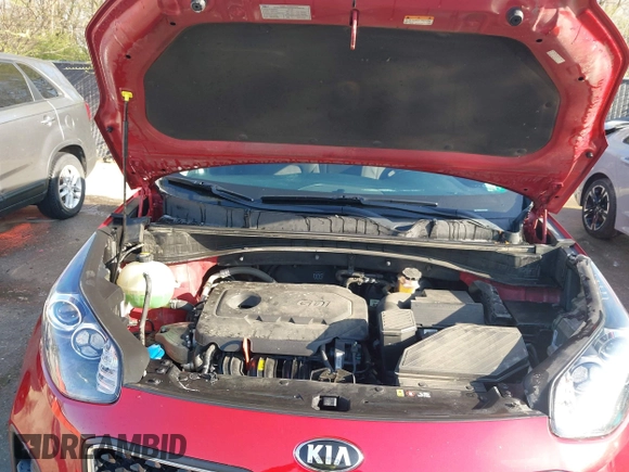 2017 Kia Sportage LX with VIN KNDPM3AC5H7121087, listed as a IAAI auction lot 41967697 with 91,175 mi miles. Bid and sale history available at carsss.com. Image 10.