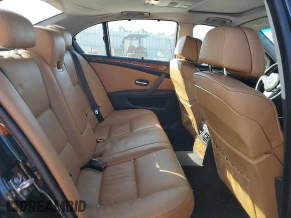 2009 BMW 5 Series 550i with VIN WBANW53559CT55439, listed as a Copart auction lot 52215715 with 135,715 mi miles and Clean Title. Bid and sale history available at carsss.com. Image 10.