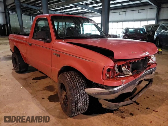1994 Ford Ranger Splash with VIN 1FTCR10A0RUB32019, listed as a Copart auction lot 43348342 with 5,404 mi miles and Salvage title. Bid and sale history available at DreamBid. Image 11.