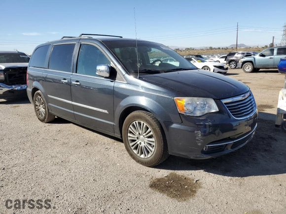 2014 Chrysler Town & Country Touring-L 30th Anniversary with VIN 2C4RC1CG2ER368156, listed as a Copart auction lot 46289205 with 128,917 mi miles and Salvage Title. Bid and sale history available at carsss.com. Image 4.