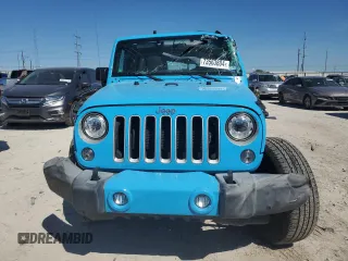 2018 Jeep Wrangler JK Unlimited Sahara with VIN 1C4BJWEG0JL899909, listed as a Copart auction lot 73563804 with 95,244 mi miles and Salvage Title. Bid and sale history available at carsss.com. Image 5.