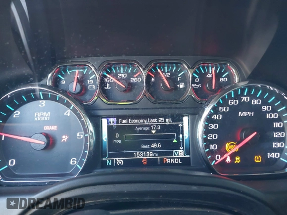 2019 Chevrolet Suburban LT with VIN 1GNSCHKC3KR143942, listed as a IAAI auction lot 41896633 with 153,139 mi miles and . Bid and sale history available at DreamBid. Image 7.